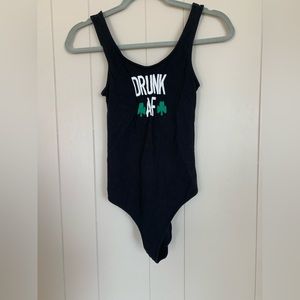 Saint Pattys day bodysuit worn once